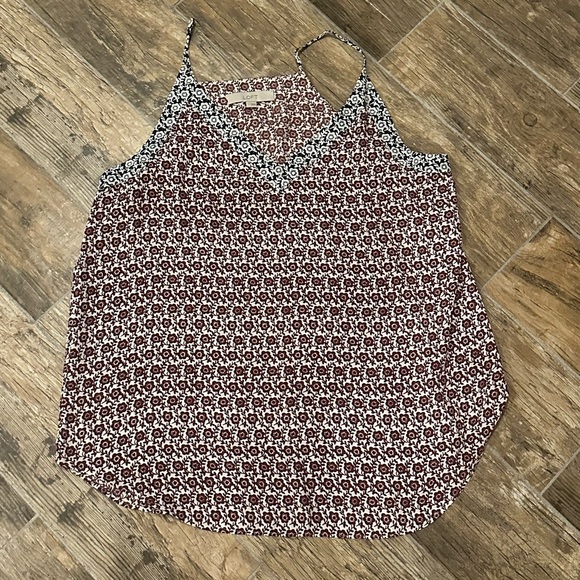 Ann Taylor Loft Patterned Shell - Picture 4 of 11